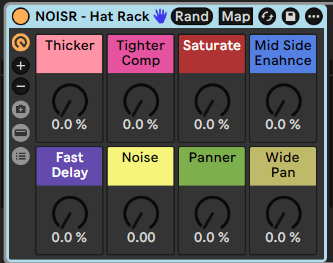 DRUM CODE — Ableton Drum Processing Racks | Kick, Snare, Hat & Bus - NOISR