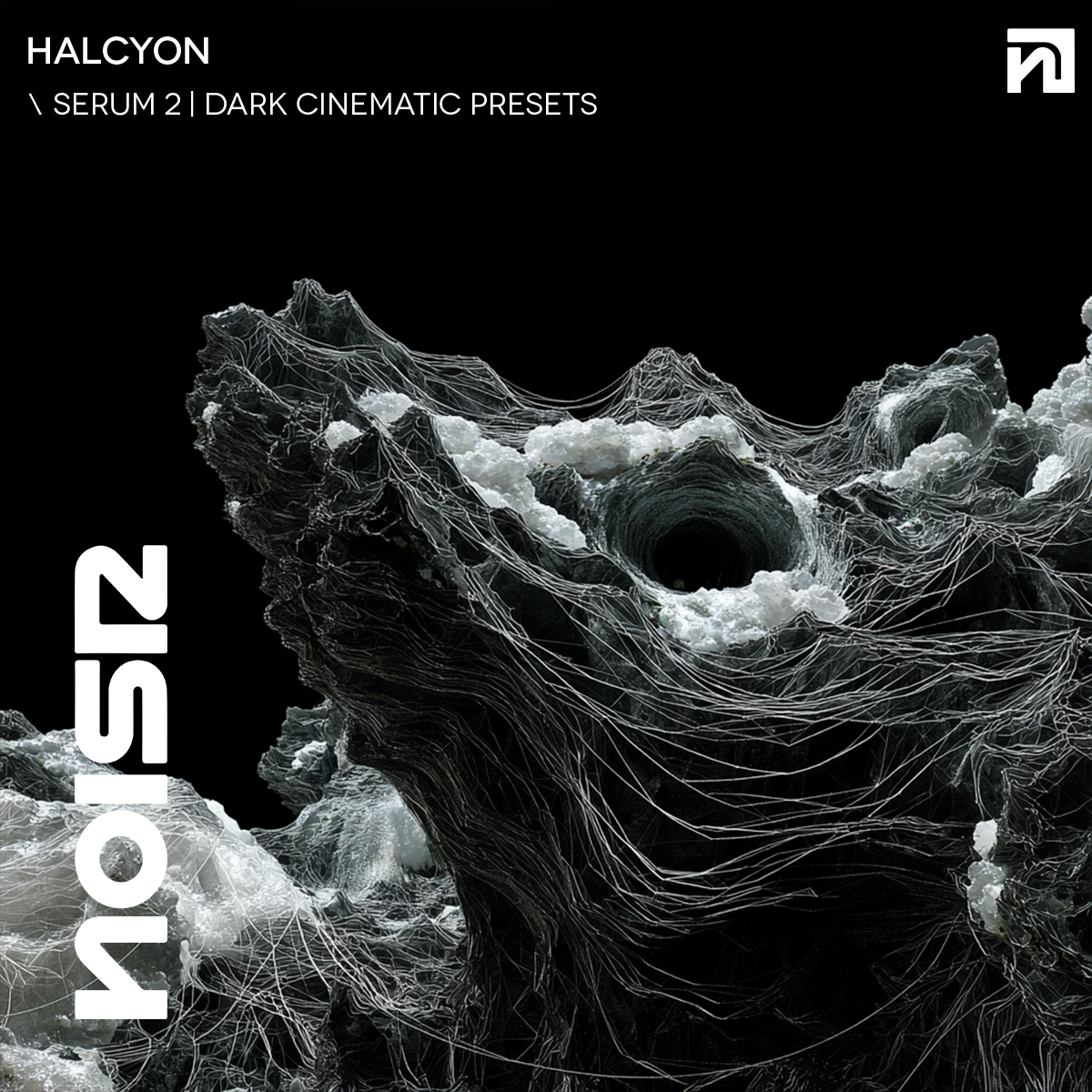 HALCYON Serum 2 dark cinematic presets — orchestral strings, brass and vox sound design by NOISR